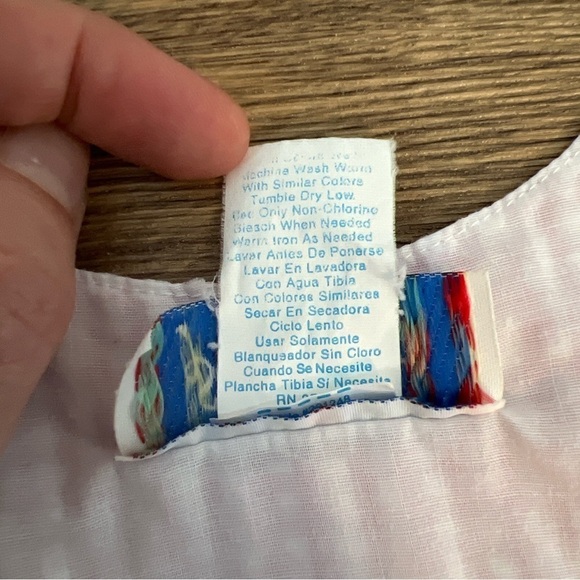 Samara Gingham Pinafore Dress with Fish girls size 2T - Picture 12 of 12